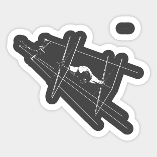 space dogfight Sticker